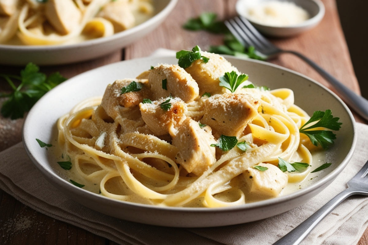 Creamy Garlic Parmesan Chicken Pasta