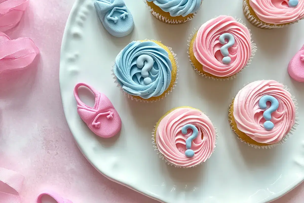 Gender Reveal Cupcakes