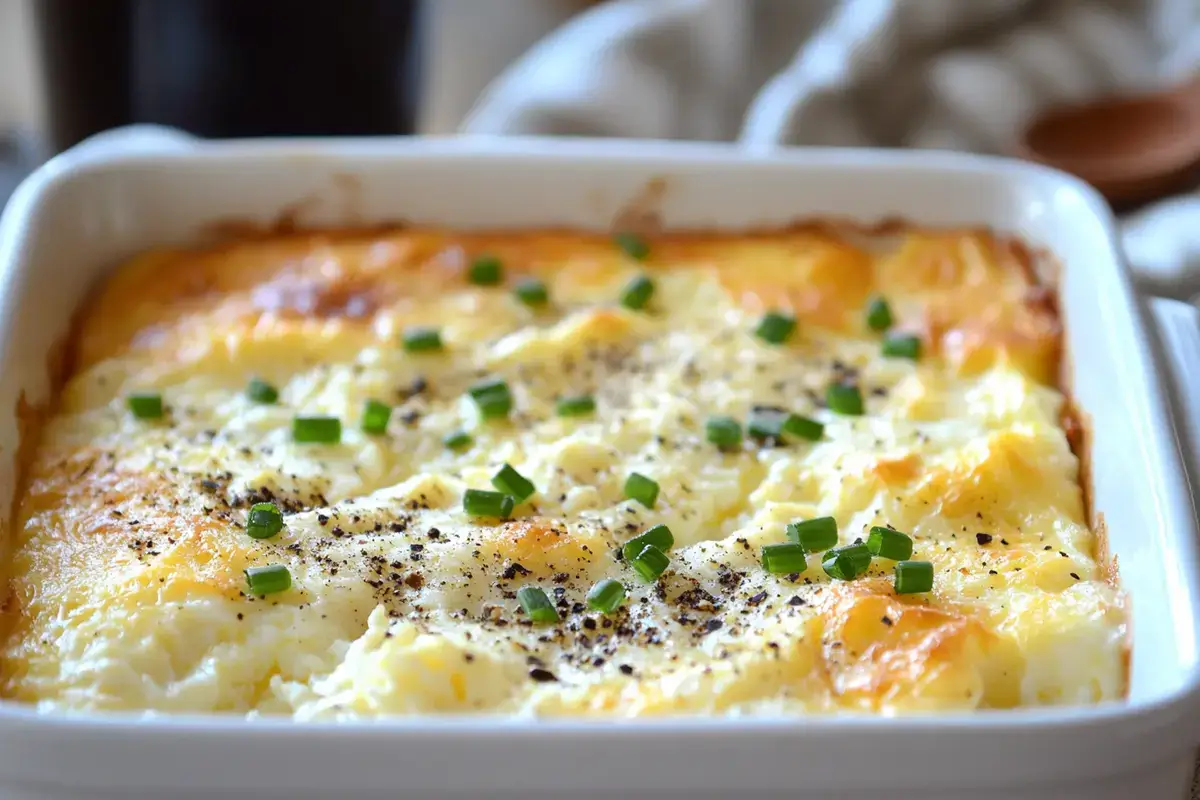 Baked Cottage Cheese Eggs