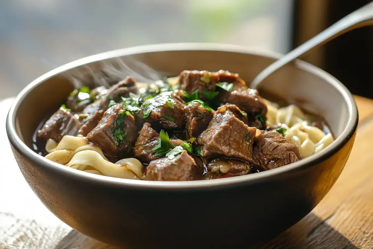 What cut of beef is good for beef and noodles?