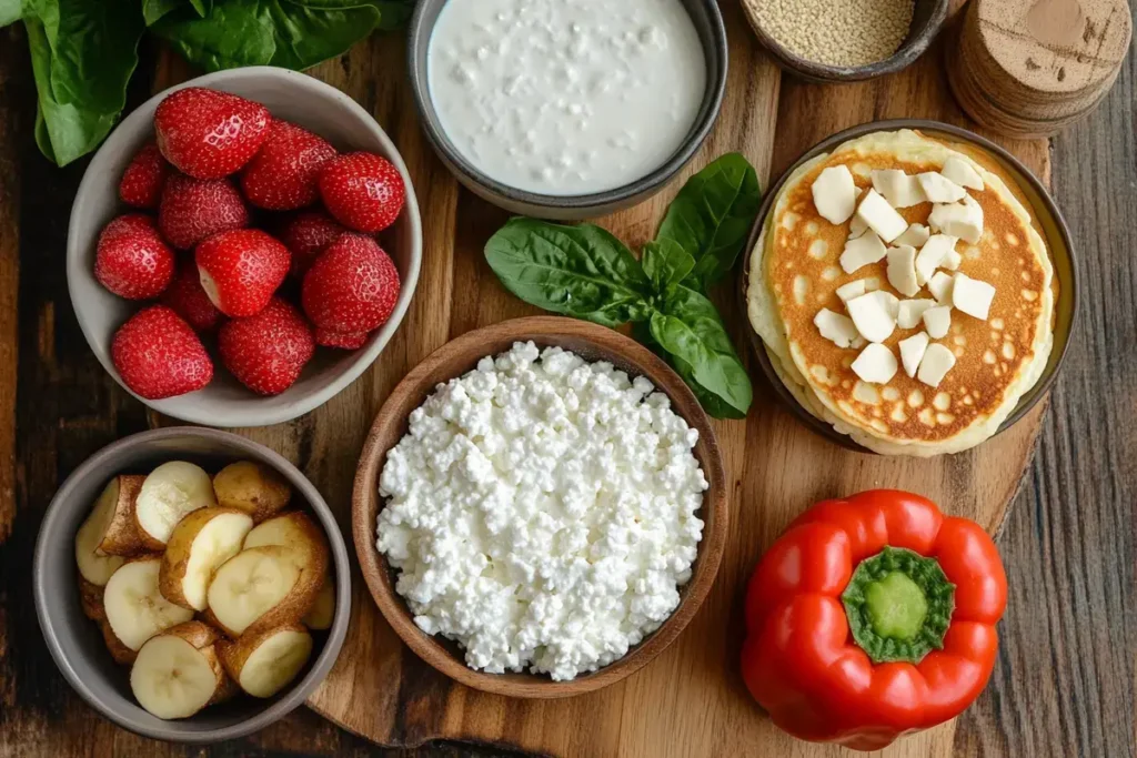 Creative cottage cheese meal ideas for weight loss.