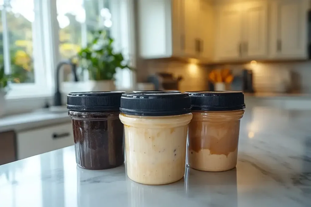 Comparison of different protein pudding brands and sugar content